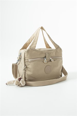 Ultra hafif, çok bölmeli Kol, Omuz El çantası  (spor, seyahat, gündelik) Bej Model: 571-6Z