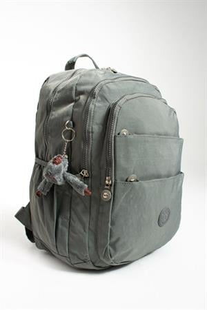 Ultra Hafif Çok Cepli Krinkıl Sırt Çantası Unisex Gri (Model: 571-2B)