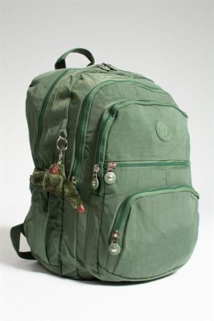 Ultra Hafif Çok Cepli Krinkıl Sırt Çantası Unisex Yeşil (Model: 571-2C)