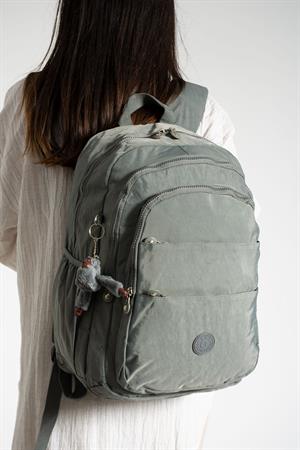 Ultra Hafif Çok Cepli Krinkıl Sırt Çantası Unisex Gri (Model: 571-2B)