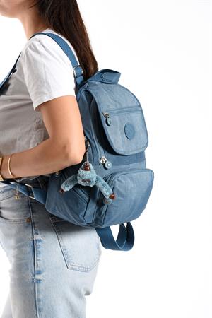 Ultra Hafif Çok Cepli Küçük Boy Sırt Çantası Unisex Mavi (Model: 571-4G)