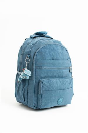 Ultra Hafif Çok Cepli Orta Boy Sırt Çantası Unisex Mavi  (Model: 571-3E)