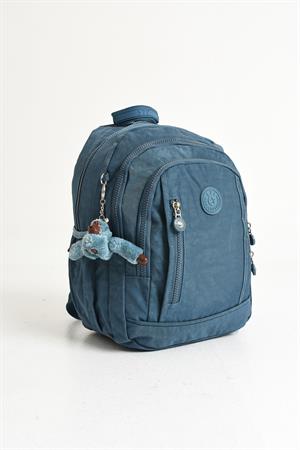 Ultra Hafif Çok Cepli Orta Boy Sırt Çantası Unisex Mavi (Model: 571-4D)