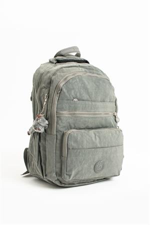 Ultra Hafif Çok Cepli Orta Boy Sırt Çantası Unisex Gri (Model: 571-3E)