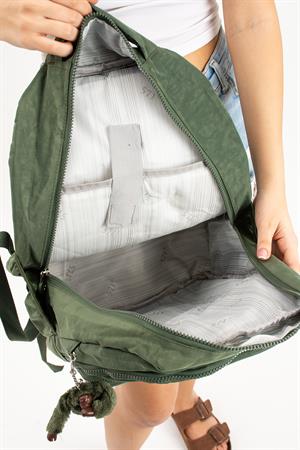 Ultra Hafif Çok Cepli Orta Boy Sırt Çantası Unisex Yeşil (Model: 571-3E) 
