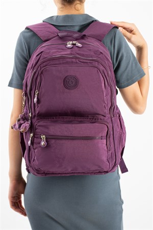 Ultra Hafif Geniş Hacimli Okul Seyahat Spor Sırt Çantası Mor Model: (571-2D)