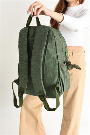 Ultra Hafif Çok Cepli Su Geçirmez Sırt Çantası Unisex Yeşil (Model: 571-2G) 