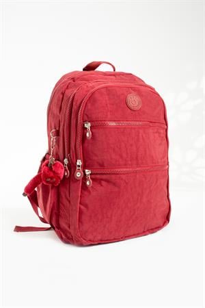 Ultra Hafif Çok Cepli Su Geçirmez Sırt Çantası Unisex Kırmzı (Model: 571-2G) 