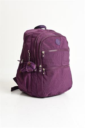 Ultra Hafif Çok Cepli Su Geçirmez Sırt Çantası Unisex Mor (Model: 571-2G) 