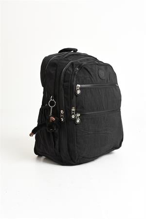 Ultra Hafif Çok Cepli Su Geçirmez Sırt Çantası Unisex Siyah (Model: 571-2G) 