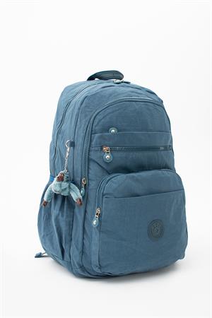 Ultra Hafif Çok Cepli Su Geçirmez Sırt Çantası Unisex Mavi (Model: 571-1B)