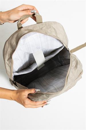 Ultra Hafif Çok Cepli Su Geçirmez Sırt Çantası Unisex Vizon (Model: 571-1D)