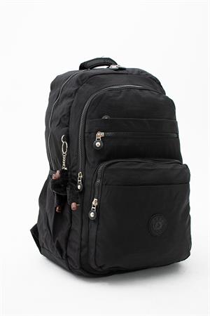 Ultra Hafif Çok Cepli Su Geçirmez Sırt Çantası Unisex Siyah (Model: 571-1B)