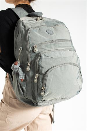 Ultra Hafif Çok Cepli Su Geçirmez Sırt Çantası Unisex Gri (Model: 571-1E) 