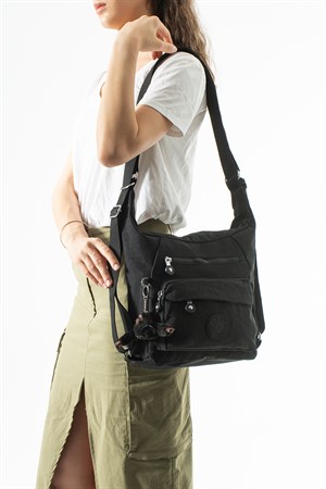 Çok fonksiyonel, Sırt ve Omuz, çantası, ultra hafif , su itici kumaş (Gündelik, spor, seyahat) Siyah Model: 571-5R