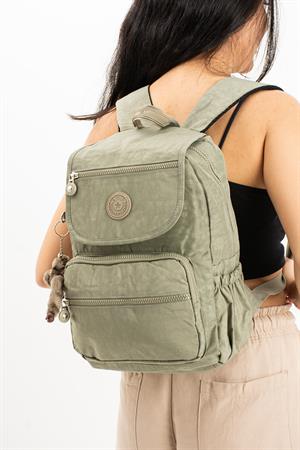 Ultra Hafif Orta Boy Sırt Çantası Çok Cepli Vizon (Model: 571-4A)