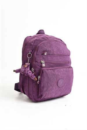Ultra Hafif Orta Boy Sırt Çantası  Çok Cepli Mor (Model: 571-4B)