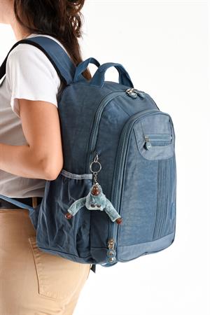 Ultra Hafif Orta Boy Sırt Çantası Çok Cepli Mavi (Model: 571-3P)