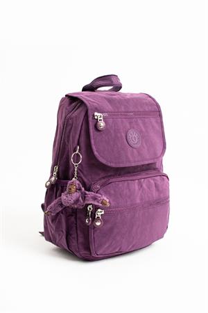 Ultra Hafif Orta Boy Sırt Çantası Çok Cepli Mor (Model: 571-4A)
