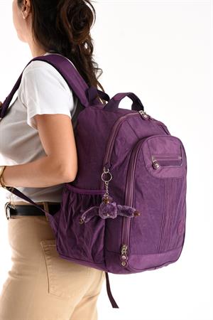 Ultra Hafif Orta Boy Sırt Çantası Çok Cepli Mor (Model: 571-3P)