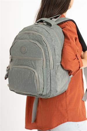 Ultra Hafif Orta Boy Sırt Çantası Unisex Gri (Model: 571-3C) 