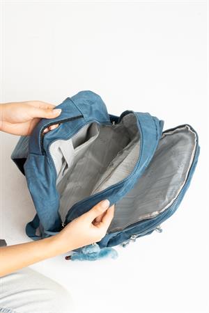 Ultra Hafif Orta Boy Sırt Çantası Unisex Mavi (Model: 571-3C) 