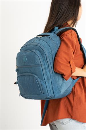 Ultra Hafif Orta Boy Sırt Çantası Unisex Mavi (Model: 571-3C) 