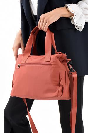 Ultra Hafif, Şık, Kadın Omuz Çantası (Çapraz Çanta) Kiremit Model: (571-13-9L)