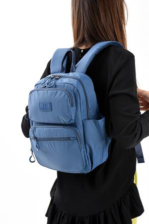Ultra Hafif Çok Bölmeli Orta Boy Sırt Çantası(Su Geçirmez, Notebook, Laptop) Mavi Model: (571-13-9D)