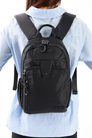 Ultra Hafif Çok Bölmeli Orta Boy Sırt, Göğüs Çantası Siyah Model: (571-13-9C)