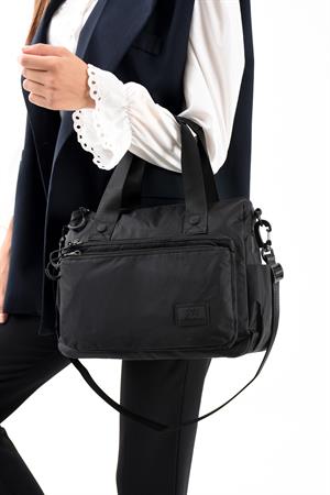 Ultra Hafif, Şık, Kadın Omuz Çantası (Çapraz Çanta) Siyah Model: (571-13-9L)