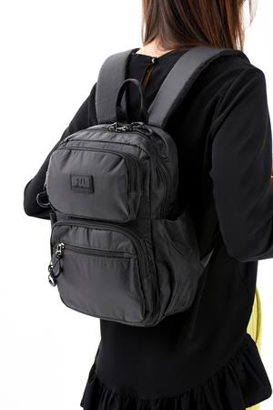 Ultra Hafif Çok Bölmeli Orta Boy Sırt Çantası(Su Geçirmez, Notebook, Laptop) Siyah Model: (571-13-9D)