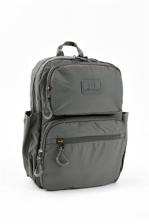Ultra Hafif Çok Bölmeli Orta Boy Sırt Çantası(Su Geçirmez, Notebook, Laptop) Gri Model: (571-13-9D)