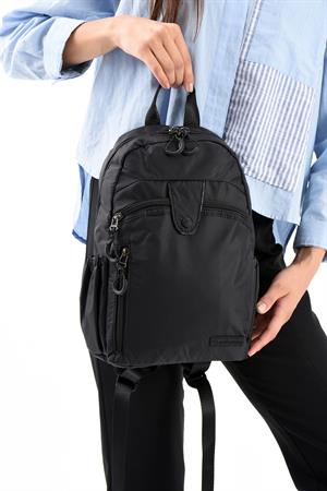 Ultra Hafif Çok Bölmeli Orta Boy Sırt, Göğüs Çantası Siyah Model: (571-13-9C)