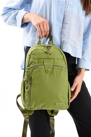 Ultra Hafif Çok Bölmeli Orta Boy Sırt, Göğüs Çantası Yeşil Model: (571-13-9C)
