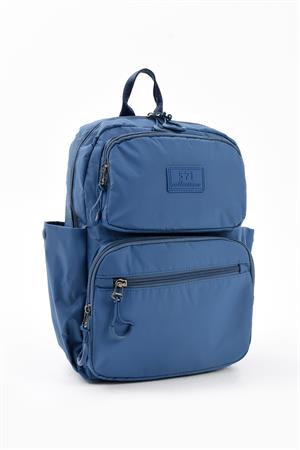 Ultra Hafif Çok Bölmeli Orta Boy Sırt Çantası(Su Geçirmez, Notebook, Laptop) Mavi Model: (571-13-9D)