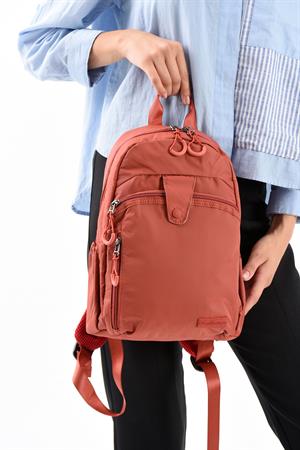 Ultra Hafif Çok Bölmeli Orta Boy Sırt, Göğüs Çantası Kiremit Model: (571-13-9C)