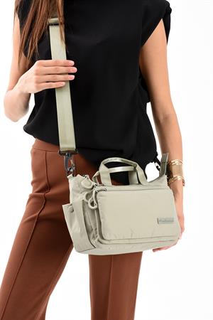 Ultra Hafif Şık Omuz El Çantası Vizon Model: (571-13-9K)