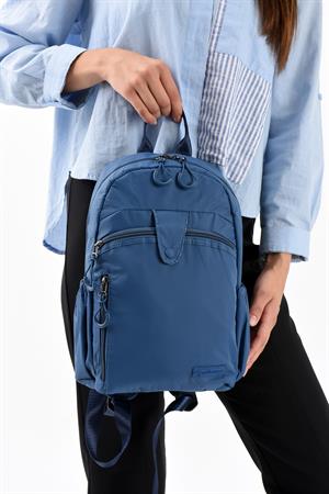 Ultra Hafif Çok Bölmeli Orta Boy Sırt, Göğüs Çantası Lacivert Model: (571-13-9C)
