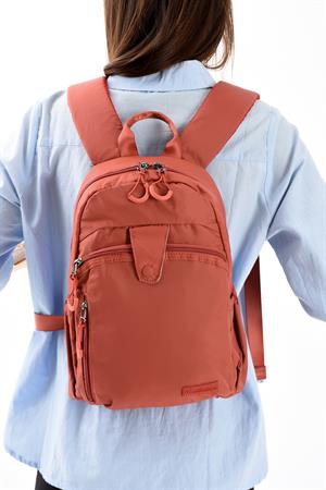 Ultra Hafif Çok Bölmeli Orta Boy Sırt, Göğüs Çantası Kiremit Model: (571-13-9C)
