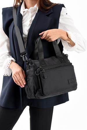 Ultra Hafif, Şık, Kadın Omuz Çantası (Çapraz Çanta) Siyah Model: (571-13-9L)