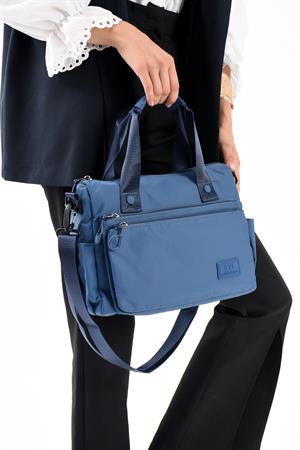 Ultra Hafif, Şık, Kadın Omuz Çantası (Çapraz Çanta) Mavi Model: (571-13-9L)