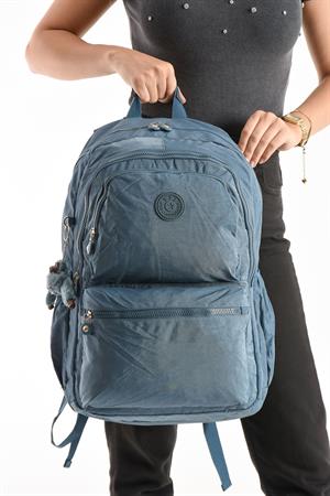 Ultra Hafif Sırt Çantası Okul Seyahat Unisex Mavi (Model: 571-1C) 