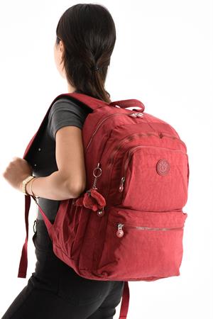 Ultra Hafif Sırt Çantası Okul Seyahat Kırmızı (Model: 571-1C) 