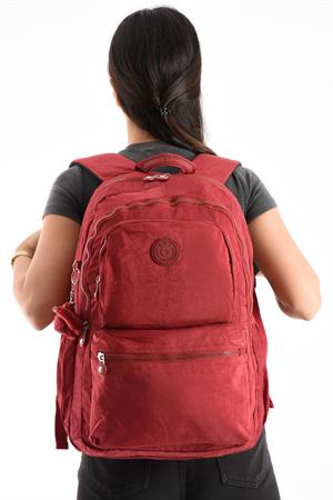 Ultra Hafif Sırt Çantası Okul Seyahat Kırmızı (Model: 571-1C) 