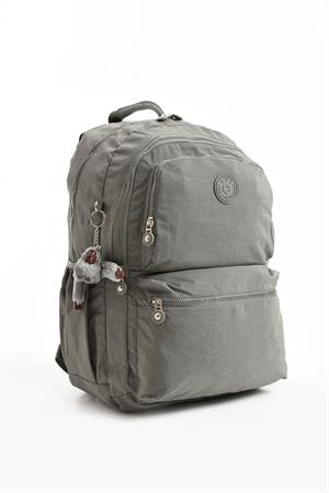 Ultra Hafif Sırt Çantası Okul Seyahat Unisex Gri (Model: 571-1C) 