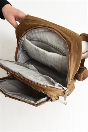 Ultra Hafif Kadın Sırt ve El Çantası Taba (Model: 571-5A)