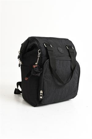 Ultra Hafif Anne Bebek Bakım Çantası Siyah (Model: 571-7A) 