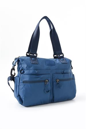 Ultra Hafif Su Geçirmez Çok Cepli Omuz Çantası Mavi (Model: 571-13-9M) 