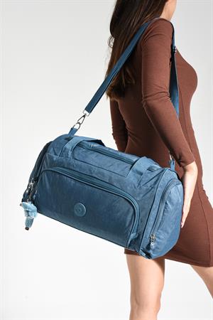 Ultra Hafif Su Geçirmez Seyahat Spor Çantası Unisex Mavi (Model: 571-7C)